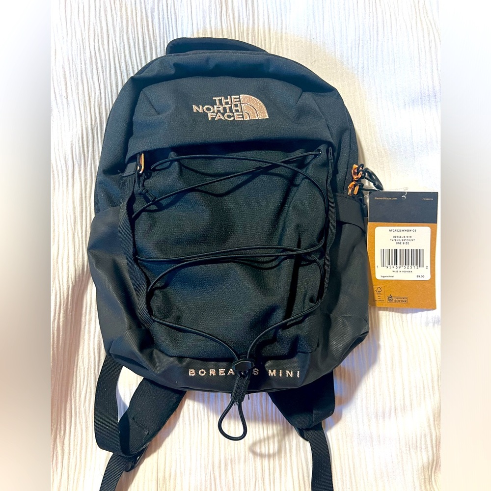 NWT: TNF Borealis Mini Backpack in Bkack